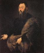 Portrait of a Gentleman in a Fur Jacopo Tintoretto